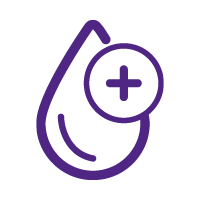 Purple Plus Fuel Icon