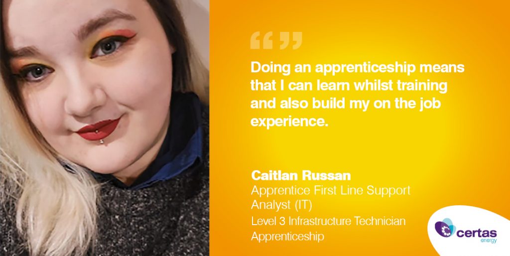 Caitlan Russan Apprentice Quote
