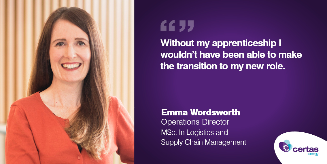Emma Wordsworth Apprenticeship Quote