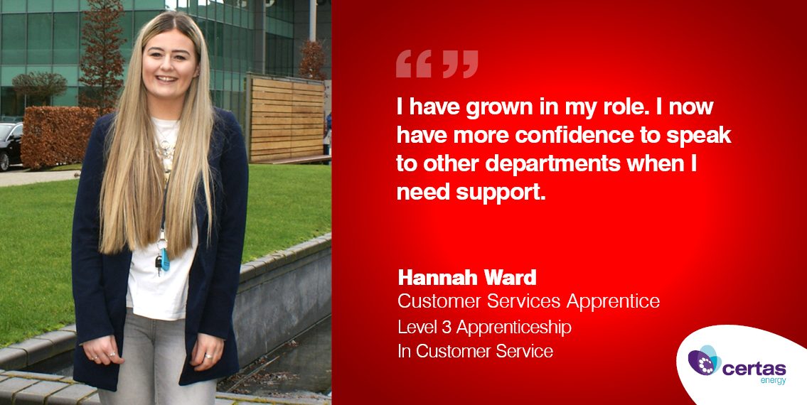 Hannah Ward Apprentice Quote