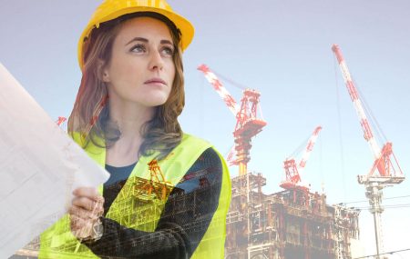 Cranes Construction Banner