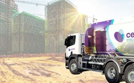Certas Truck On Construction Site
