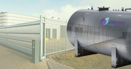 Certas Tank in Industrial Estate